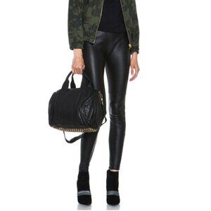 Alexander Wang Pebbled Lambskin Rocco Black Original Hardware